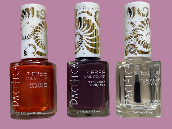 Pacifica 7 Free Nail Color and Speed Up Top Coat Review